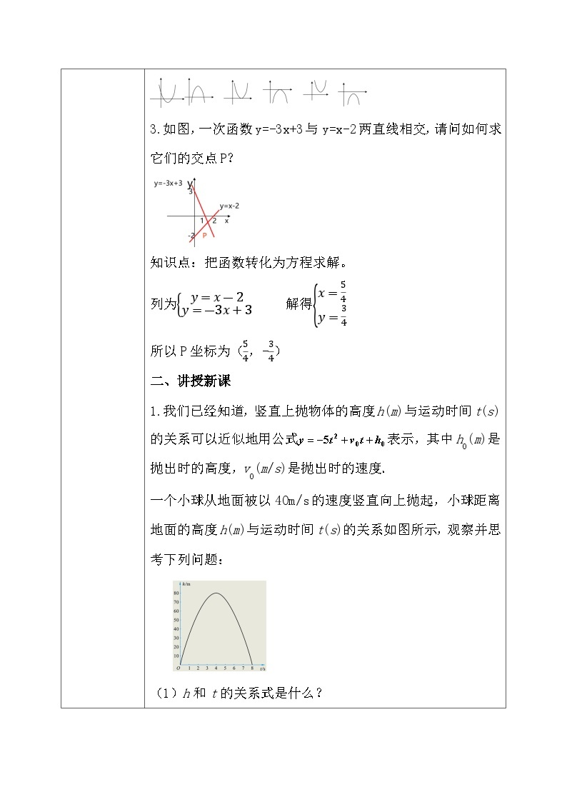 2.5.1 二次函数与一元二次方程（第1课时）（课件+教学设计）-北师大版数学九年级下册02