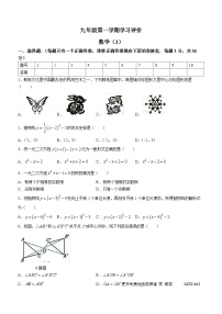 48，甘肃省陇南市西和县2023-2024学年九年级上学期期中数学试题