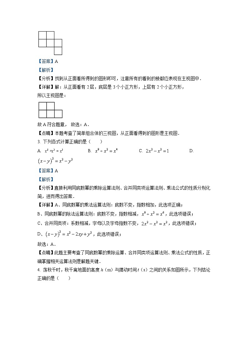 九年级下学期3月月考数学试题（解析版）第2页