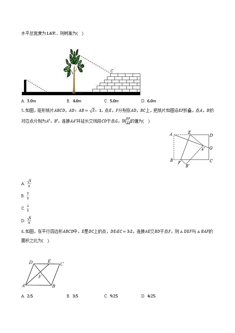 27.2相似三角形 人教版初中数学九年级下册同步练习（含答案解析）第2页