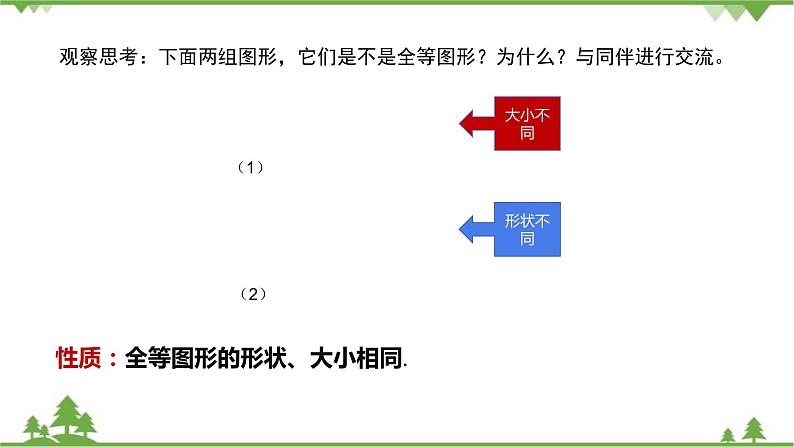 华师大版数学七年级下册 10.5图形的全等课件06