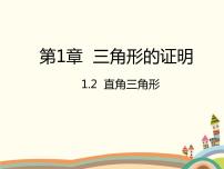 初中数学北师大版八年级下册2 直角三角形备课课件ppt