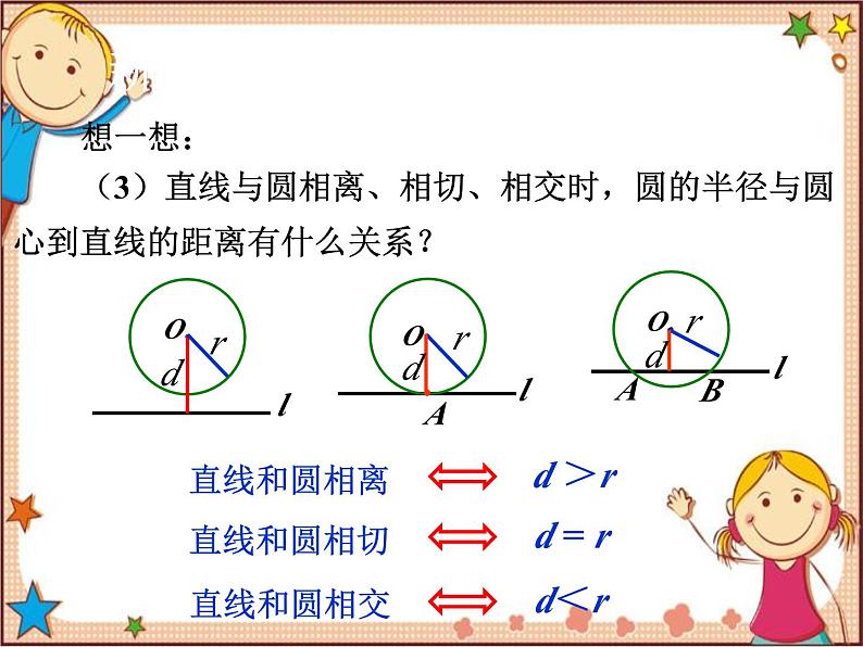 北师大版数学九年级下册 3.6  直线和圆的位置关系第1课时  直线和圆的位置关系 课件08