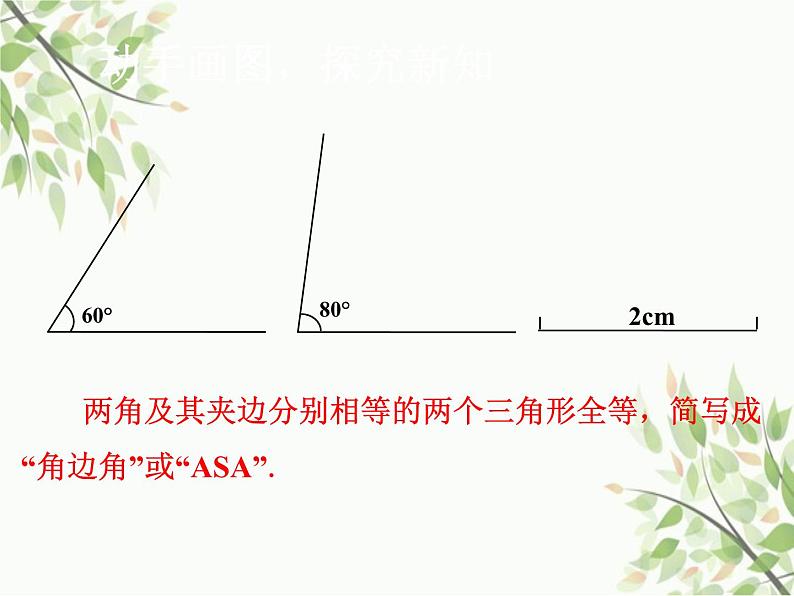 北师大版数学七年级下册 4.3  探索三角形全等的条件第2课时  ASA   AAS-课件04