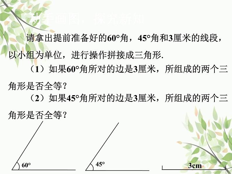 北师大版数学七年级下册 4.3  探索三角形全等的条件第2课时  ASA   AAS-课件06