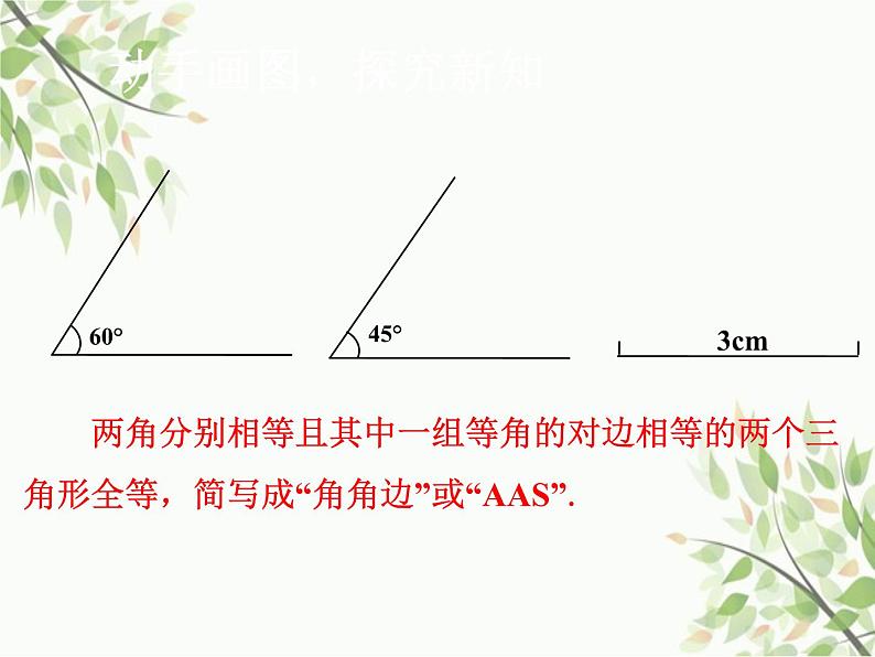 北师大版数学七年级下册 4.3  探索三角形全等的条件第2课时  ASA   AAS-课件07