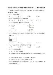 辽宁省沈阳市铁西区2023-2024学年八年级上学期期中数学试卷