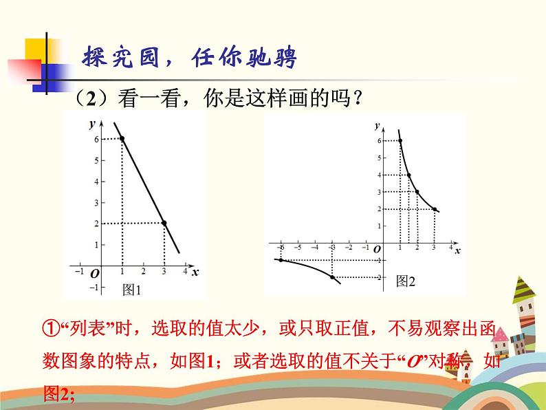 人教版数学九年级下册 第1课时  反比例函数的图象和性质的认识 课件第5页