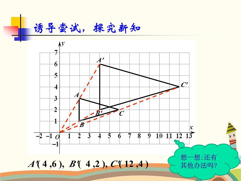 人教版数学九年级下册 第2课时  用坐标描述位似变换 课件第7页