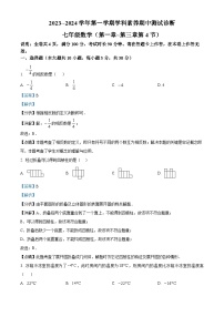 广东省深圳市2023-2024学年七年级上学期期中数学试题（解析版）