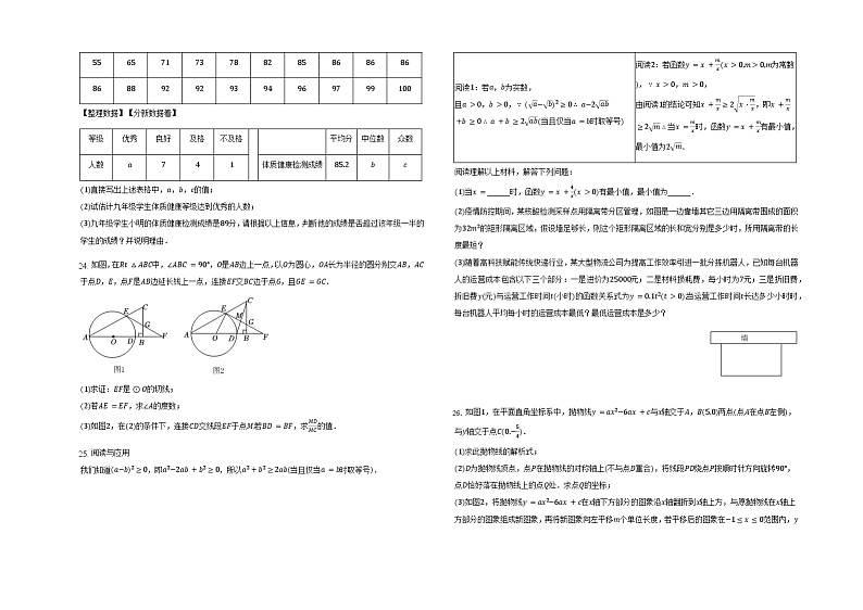 2022年广西南宁市西乡塘区中考数学一模试卷03