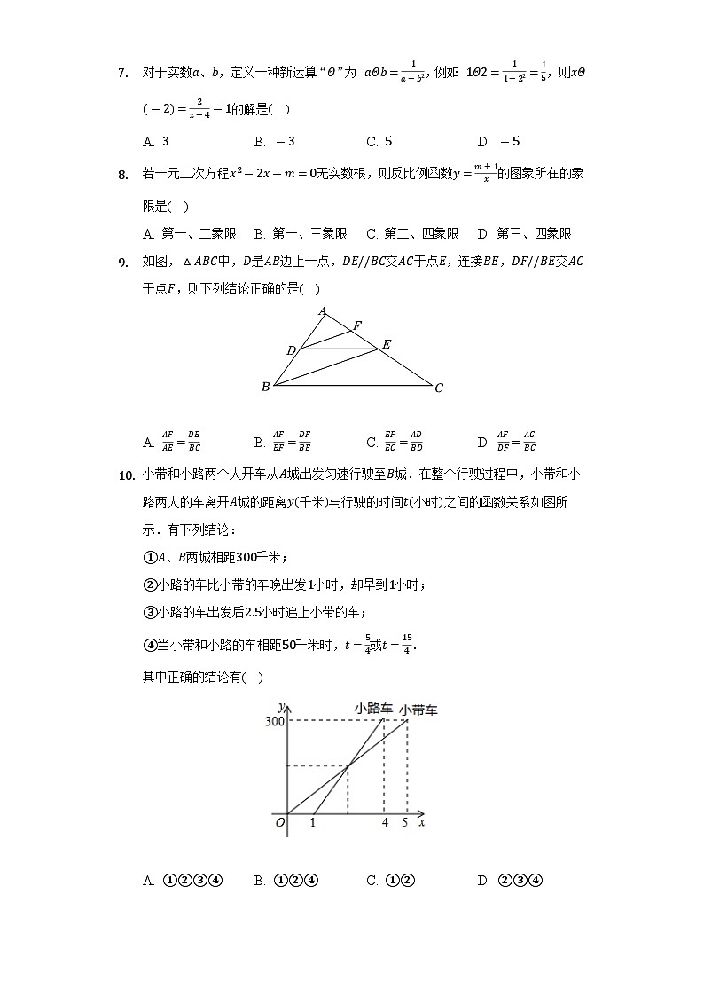 2022年黑龙江省哈尔滨市阿城区中考数学模拟试卷(word版无答案)02