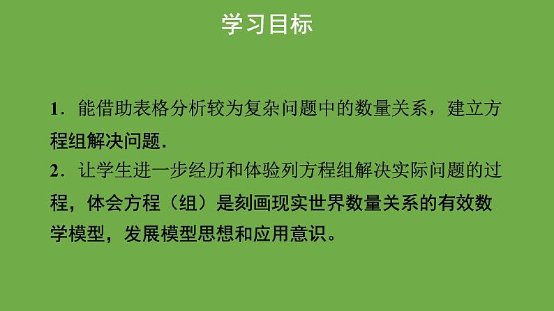 5.4《应用二元一次方程组-增收节支》北师大版八年级数学上册教学课件第2页