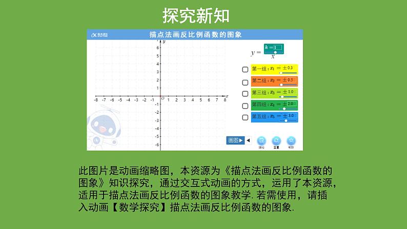 6.2《反比例函数的图象与性质》第1课时 北师大版九年级上册教学课件05