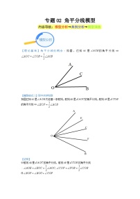 专题02 角平分线模型 2024年中考数学核心几何模型重点突破（全国通用）