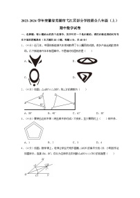 2023-2024学年安徽省芜湖市弋江区部分学校联合八年级（上）期中数学试卷