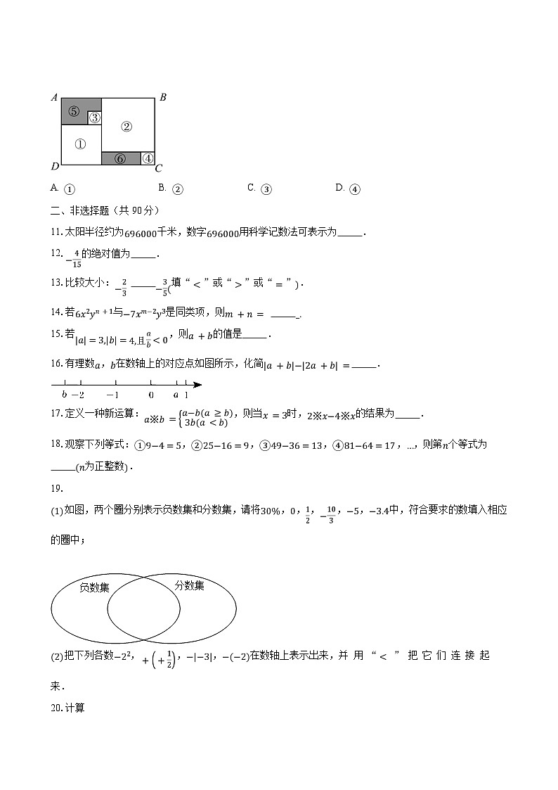 2023-2024学年江苏省江阴市澄西片七年级（上）期中考试数学试卷（含解析）第2页
