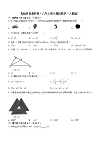 吉林省吉林市桦甸市第三中学2023-2024学年八年级上学期期中数学试题