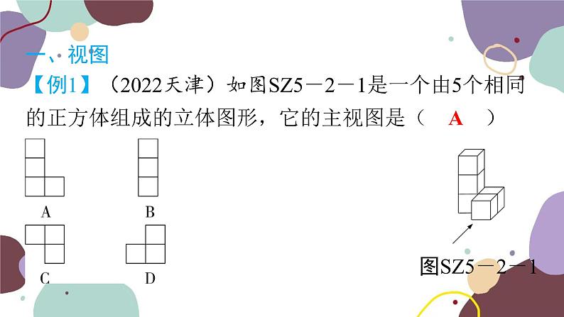 第5章 投影与视图：专题二 本章重难点 数学北师大版 九年级上册课件第2页