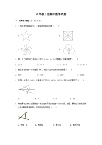 八年级上学期期中考试数学试题 (20)