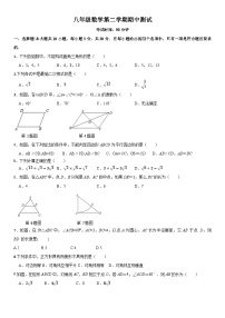 八年级上学期期中考试数学试题 (21)