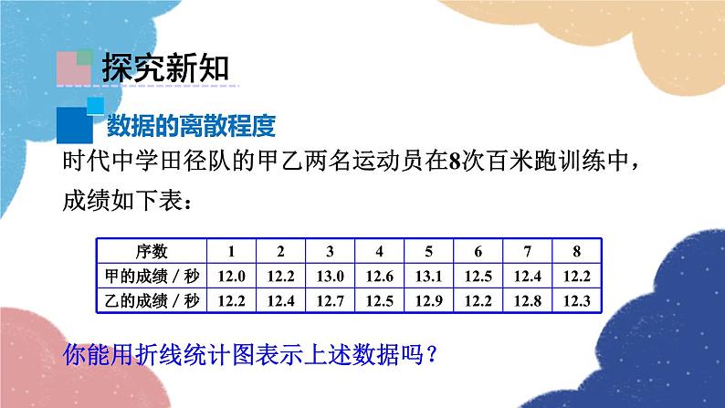 青岛版数学八年级上册 4.4 数据的离散程度课件04