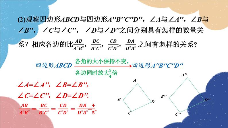 青岛版数学九年级上册 1.1 相似多边形课件08