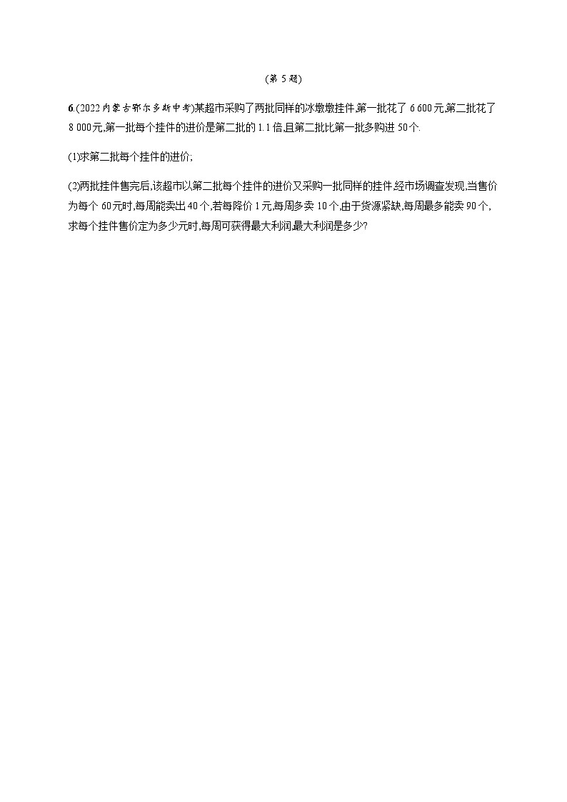 北师大版九年级数学下册第二章二次函数4第二课时练习含答案02