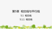 人教版七年级下册第五章 相交线与平行线5.1 相交线5.1.1 相交线图片课件ppt