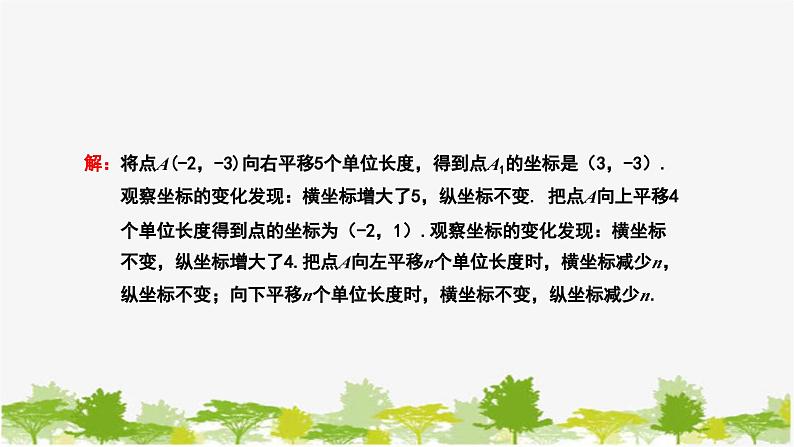 人教版数学七年级下册 7.2.2 用坐标表示平移课件06