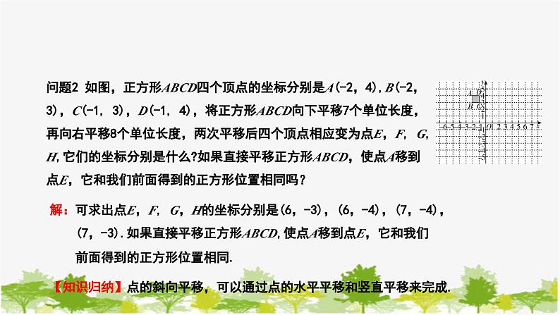 人教版数学七年级下册 7.2.2 用坐标表示平移课件08