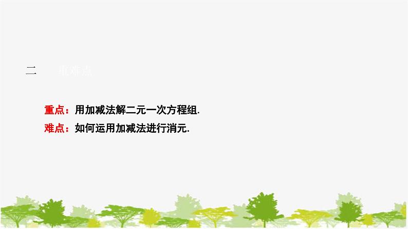 人教版数学七年级下册 8.2.2 加减消元法---解二元一次方程组课件第3页