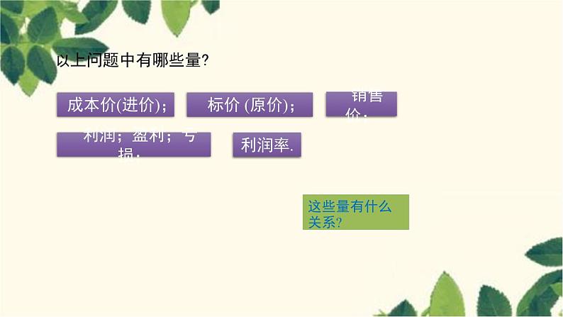 人教版数学七年级上册 3.4  实际问题与一元一次方程　第2课时 销售问题与积分问题课件04