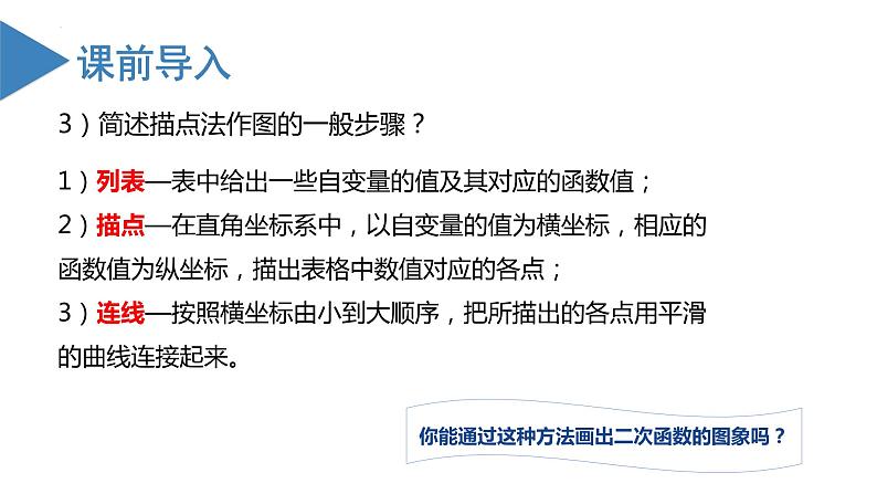 人教版数学九年级上册22.1.2 二次函数y=ax^2的图象和性质（教学课件）03