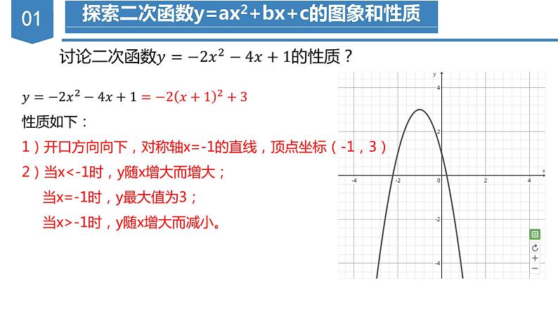 人教版数学九年级上册22.1.4 二次函数y=ax^2+bx+c的图象和性质（教学课件）07