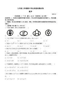 河南省安阳市汤阴县部分学校2023-2024学年九年级上学期期中数学试题