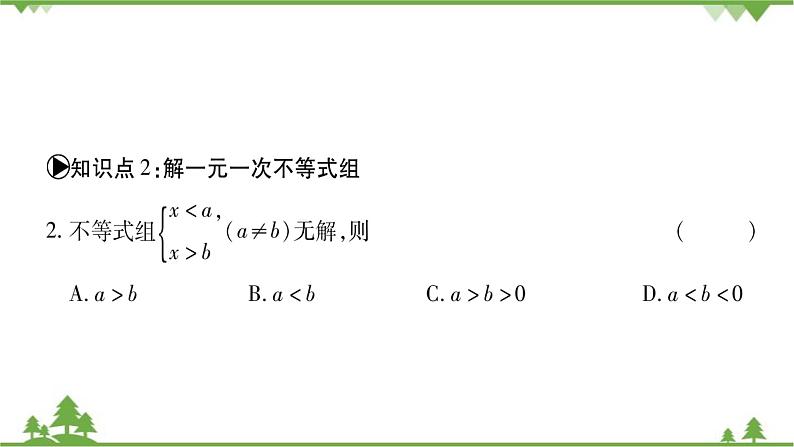 华东师大版数学七年级下册 8.3 一元一次不等式组 课件第6页