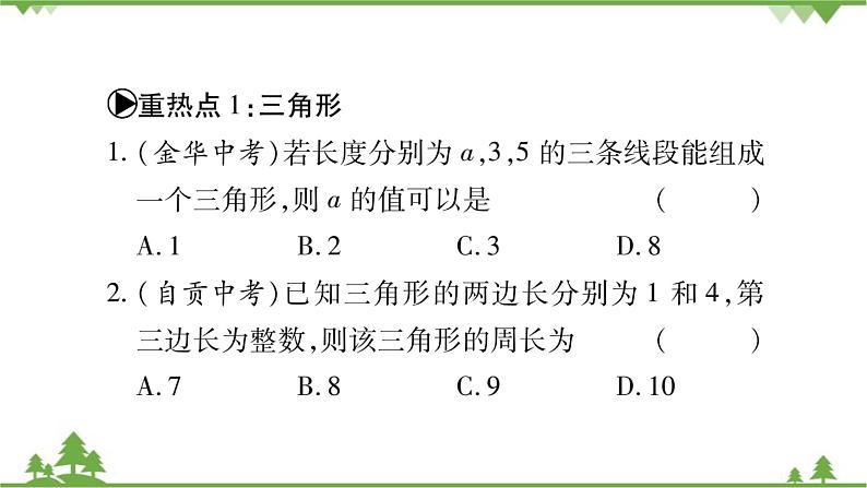 华东师大版数学七年级下册 第9章重热点突破 课件第2页