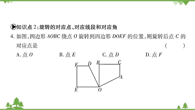 华东师大版数学七年级下册 10.3.1 图形的旋转 课件08