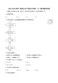 2022-2023学年广西崇左市宁明县七年级（上）期末数学试卷（含答案解析）