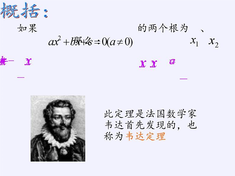 沪科版数学八年级下册 17.4 一元二次方程的根与系数的关系(9)-课件第4页