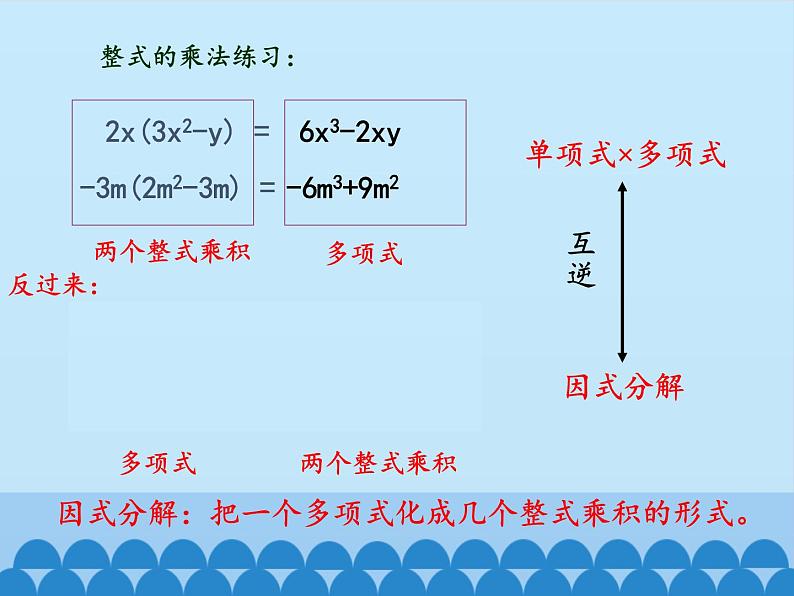 沪科版数学七年级下册 8.4 因式分解-提公因式法_ 课件第3页