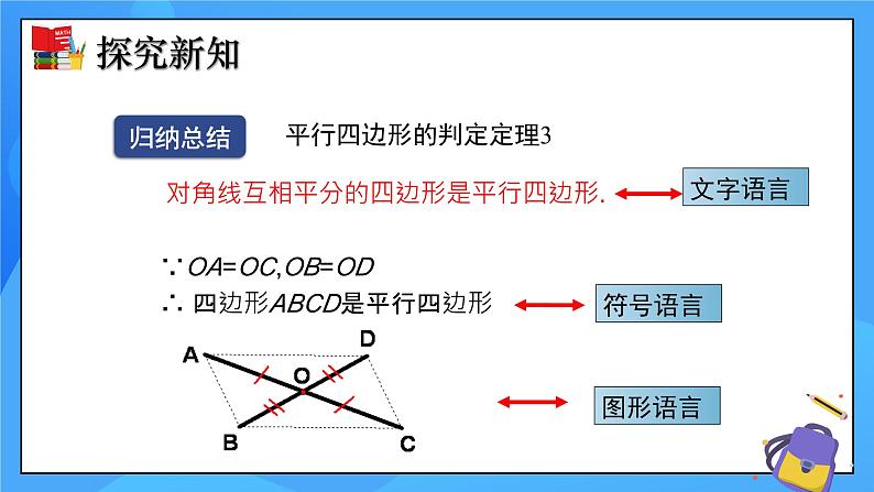 6.2 平行四边形的判定（第2课时）课件+教学设计（含教学反思）-北师大版数学八年级下册06