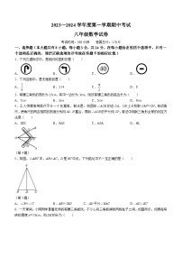 江苏省盐城市亭湖区毓龙路实验学校2023-2024学年八年级上学期期中数学试题