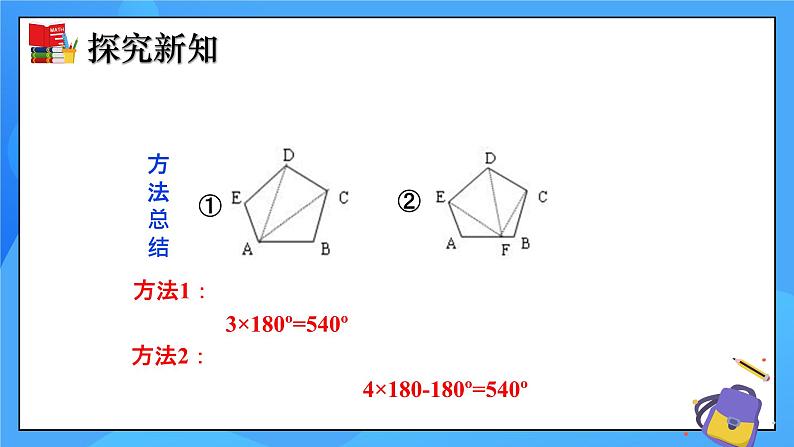 6.4 多边形的内角和与外角和（第1课时）课件+教学设计（含教学反思）-北师大版数学八年级下册05