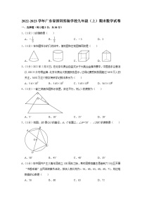 广东省深圳实验学校2022-2023学年九年级上学期期末数学试卷