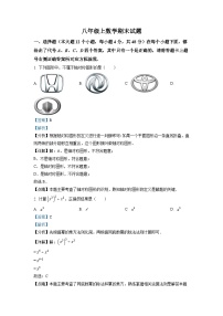 八年级上学期期末数学试题 (16)