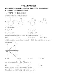 八年级上学期期末数学试题 (143)