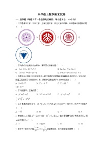 八年级上学期期末数学试题 (195)