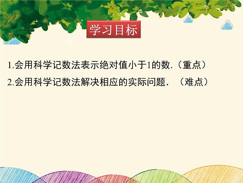 北师大版数学八年级下册 第一章 整式的乘除1.3 第二课时 用科学记数法表示较小的数-课件02